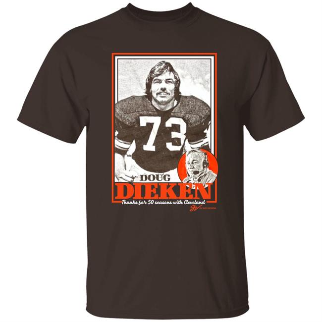 Doug Dieken Shirt Gvartwork Store Doug Dieken 50 Years T Shirt