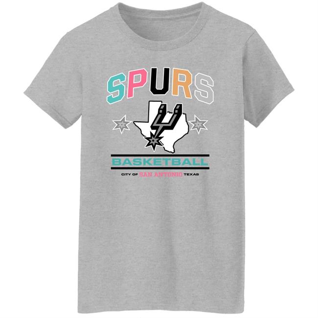 Spurs Basketball City Of San Antonio Texas Shirt Fanatics Store San Antonio Spurs '47 2021/22 City Edition Elements Franklin T-Shirt Spurs Basketball City Of San Antonio Texas Shirt Fanatics Store San Antonio Spurs '47 2021/22 City Edition Elements Franklin T-Shirt