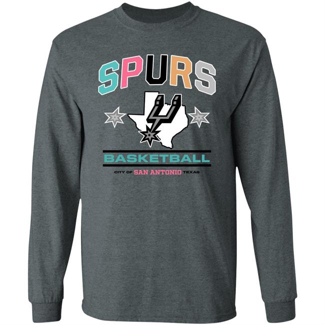 Spurs Basketball City Of San Antonio Texas Shirt Fanatics Store San Antonio Spurs '47 2021/22 City Edition Elements Franklin T-Shirt Spurs Basketball City Of San Antonio Texas Shirt Fanatics Store San Antonio Spurs '47 2021/22 City Edition Elements Franklin T-Shirt