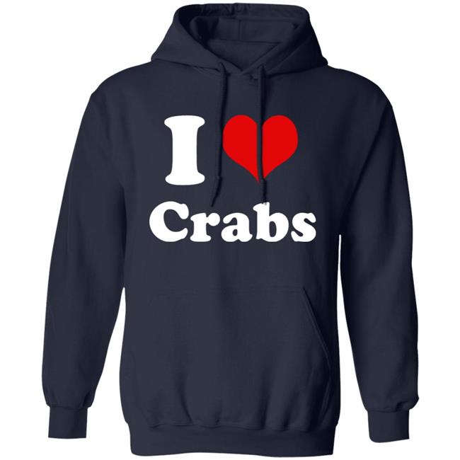 I Love Crabs Shirt Ashleygwinter I Heart Crabs Shirt I Love Crabs Shirt Ashleygwinter I Heart Crabs Shirt
