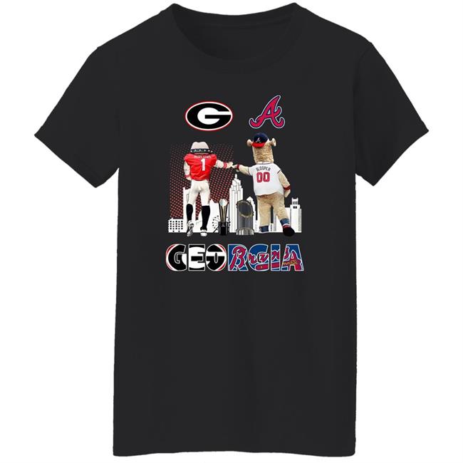 Atlanta Braves And Georgia Bulldogs Celebrate Georgia Football National Championship Win Shirt Atlanta Braves And Georgia Bulldogs Celebrate Georgia Football National Championship Win Shirt