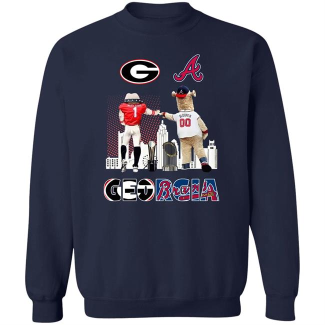 Atlanta Braves And Georgia Bulldogs Celebrate Georgia Football National Championship Win Shirt Atlanta Braves And Georgia Bulldogs Celebrate Georgia Football National Championship Win Shirt