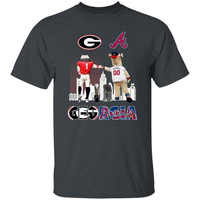 Atlanta Braves And Georgia Bulldogs Celebrate Georgia Football National Championship Win Shirt Atlanta Braves And Georgia Bulldogs Celebrate Georgia Football National Championship Win Shirt