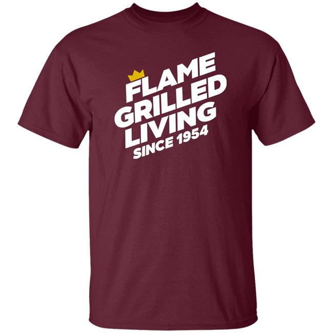 Flame Grilled Living Since 1954 Shirt Ramseyboltin Flame Grilled Living Since 1954 Shirt Ramseyboltin