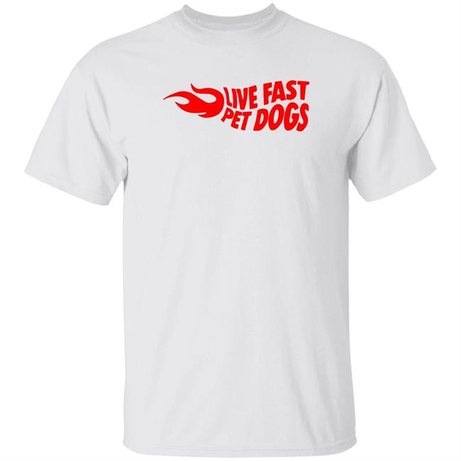 Hannah Newhouse Live Fast Pet Dogs Shirt Apple Girl Art Store