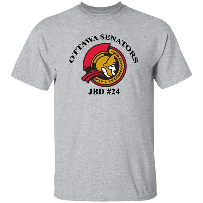 Ottawa Senators Jbd #24 Shirt Lalime's Martian Ottawa Senators Jbd #24 Shirt Lalime's Martian