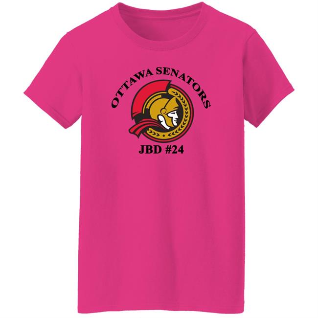 Ottawa Senators Jbd #24 Shirt Lalime's Martian Ottawa Senators Jbd #24 Shirt Lalime's Martian
