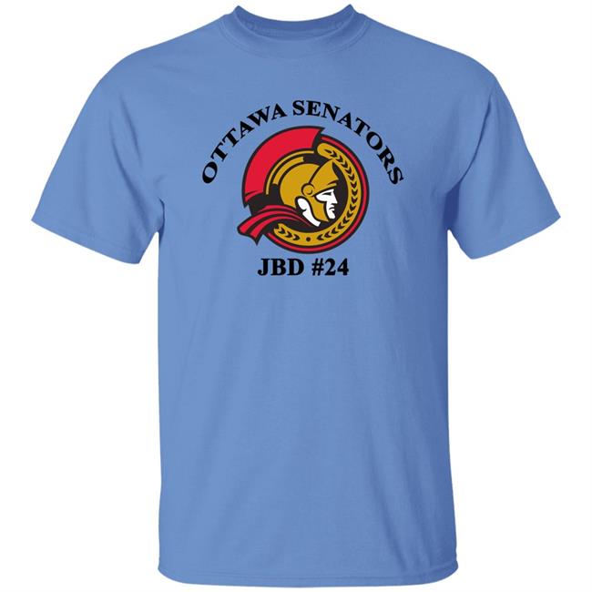 Ottawa Senators Jbd #24 Shirt Lalime's Martian Ottawa Senators Jbd #24 Shirt Lalime's Martian