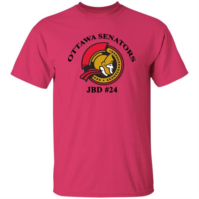 Ottawa Senators Jbd #24 Shirt Lalime's Martian Ottawa Senators Jbd #24 Shirt Lalime's Martian