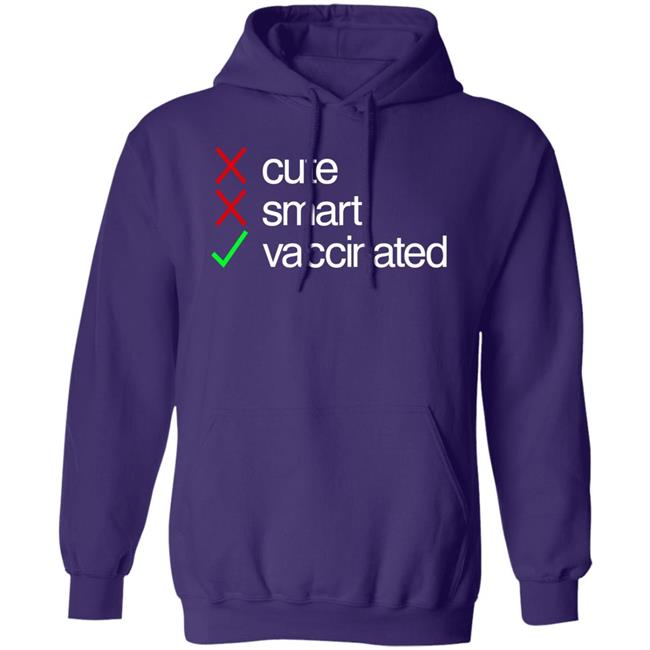 Cute Smart Vaccinated Shirt Zeynepmyenisey Cute Smart Vaccinated Shirt Zeynepmyenisey