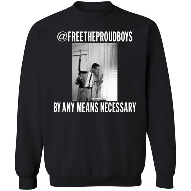 @Freetheproudboys By Any Means Necessary Shirt Enrique Tarrio @Freetheproudboys By Any Means Necessary Shirt Enrique Tarrio