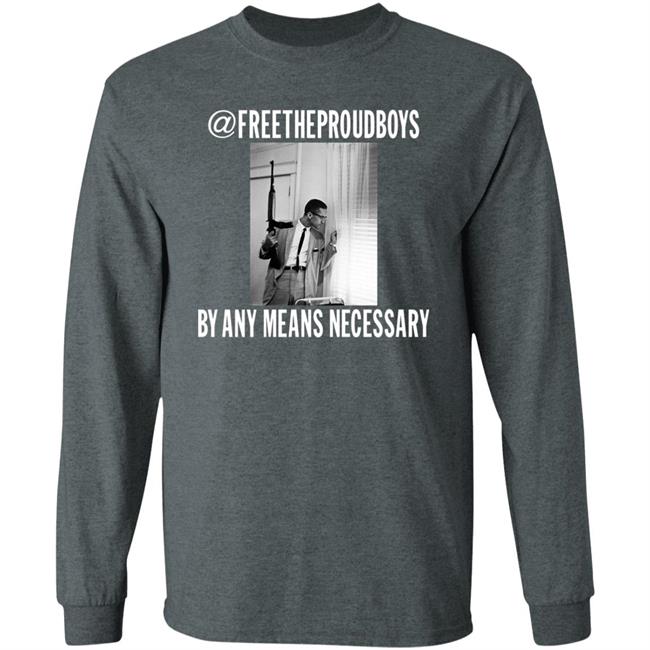 @Freetheproudboys By Any Means Necessary Shirt Enrique Tarrio @Freetheproudboys By Any Means Necessary Shirt Enrique Tarrio