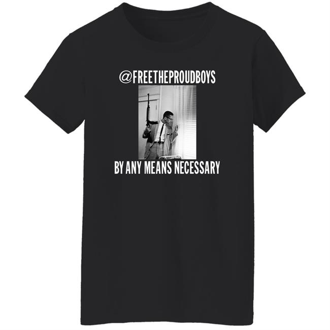 @Freetheproudboys By Any Means Necessary Shirt Enrique Tarrio @Freetheproudboys By Any Means Necessary Shirt Enrique Tarrio