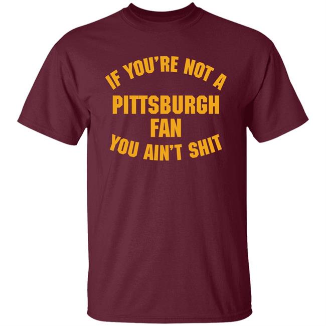 Stillergang If You're Not A Pittsburgh Fan You Ain't Shit Shirt Steelers Fan Stillergang If You're Not A Pittsburgh Fan You Ain't Shit Shirt Steelers Fan
