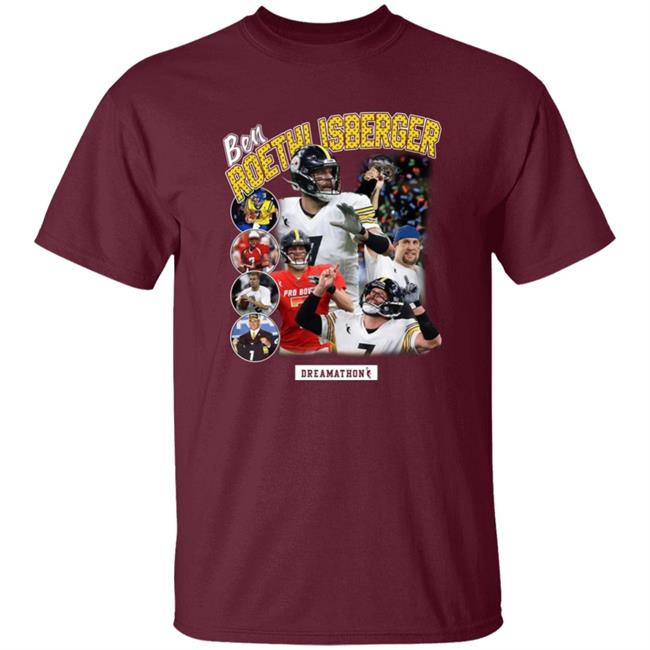 Joe Haden Wearing Ben Roethlisberger Dreamathon Shirt Dreamathon Merch Joe Haden Wearing Ben Roethlisberger Dreamathon Shirt Dreamathon Merch