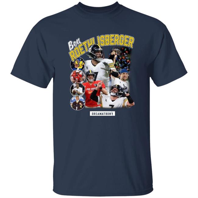 Joe Haden Wearing Ben Roethlisberger Dreamathon Shirt Dreamathon Merch Joe Haden Wearing Ben Roethlisberger Dreamathon Shirt Dreamathon Merch