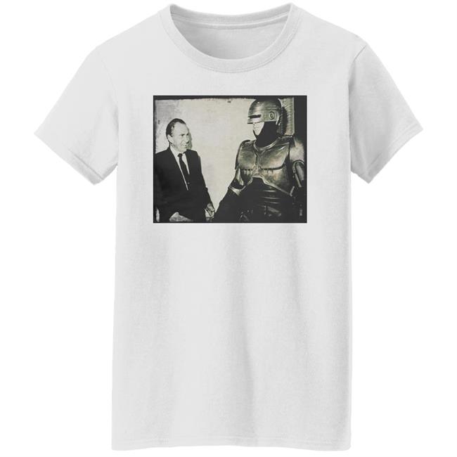 Robocop Meets Nixon Tee Shirt Hoodie Sweatshirt Robocop Meets Nixon Tee Shirt Hoodie Sweatshirt