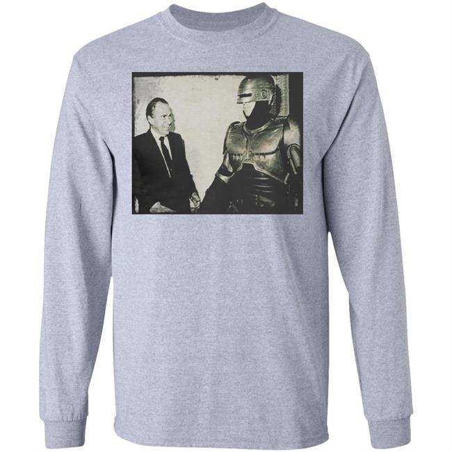 Robocop Meets Nixon Tee Shirt Hoodie Sweatshirt Robocop Meets Nixon Tee Shirt Hoodie Sweatshirt