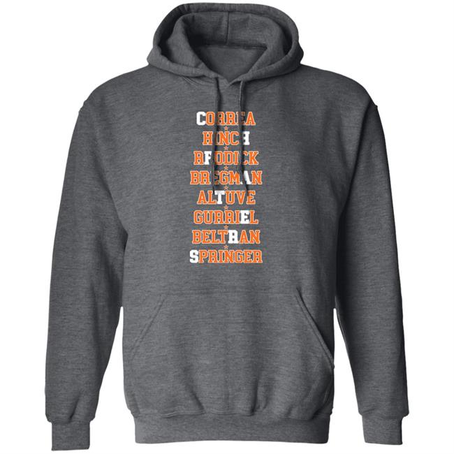 Correa Hinch Reddick Bregman Altuve Gurriel Beltran Springer Shirt Julio Urías Correa Hinch Reddick Bregman Altuve Gurriel Beltran Springer Shirt Julio Urías