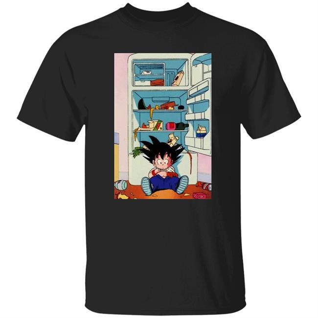 Goku And Fridges Shirt Matthew Mccoy Dbz Kid Goku Fridge Shirt