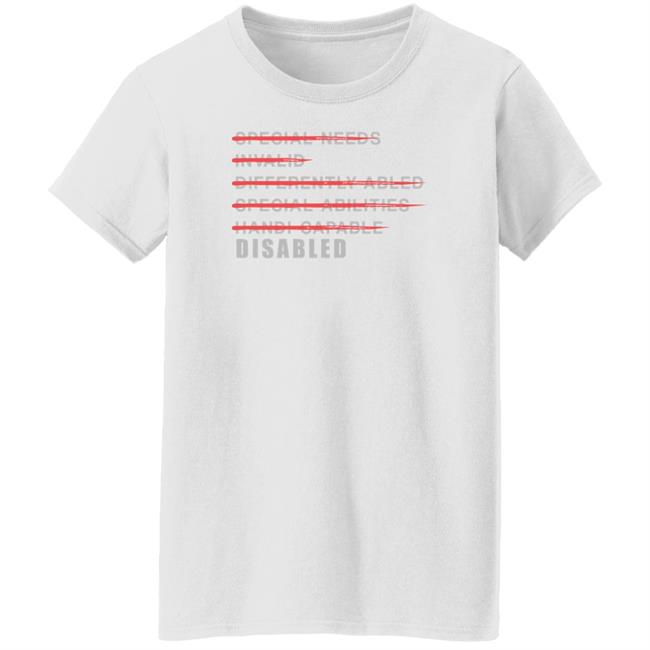 Disabled Is Not A Dirty Word Shirt Johnniejae Merch Special Needs Invalid Differently Abled Special Abilities Shirt Disabled Is Not A Dirty Word Shirt Johnniejae Merch Special Needs Invalid Differently Abled Special Abilities Shirt