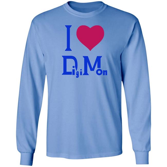 I Love Digimon Shirt Mizabitha I Love Digimon Shirt Mizabitha