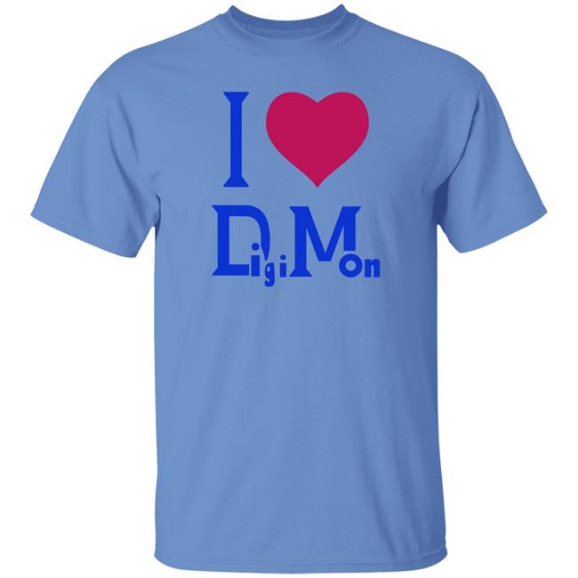 I Love Digimon Shirt Mizabitha I Love Digimon Shirt Mizabitha