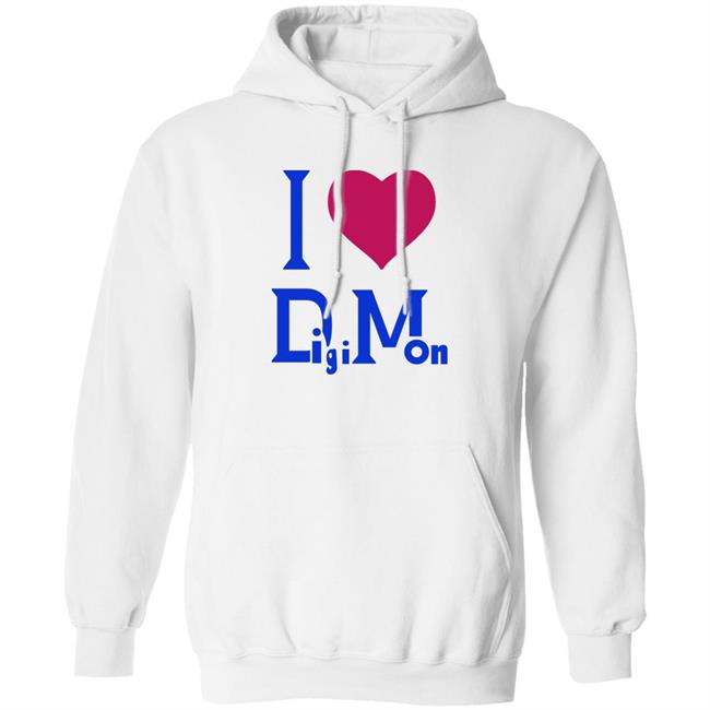 I Love Digimon Shirt Mizabitha I Love Digimon Shirt Mizabitha