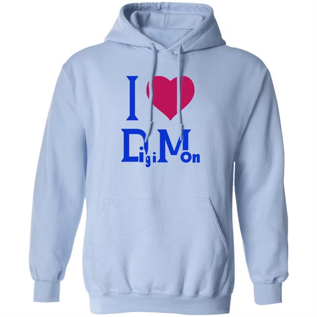 I Love Digimon Shirt Mizabitha I Love Digimon Shirt Mizabitha
