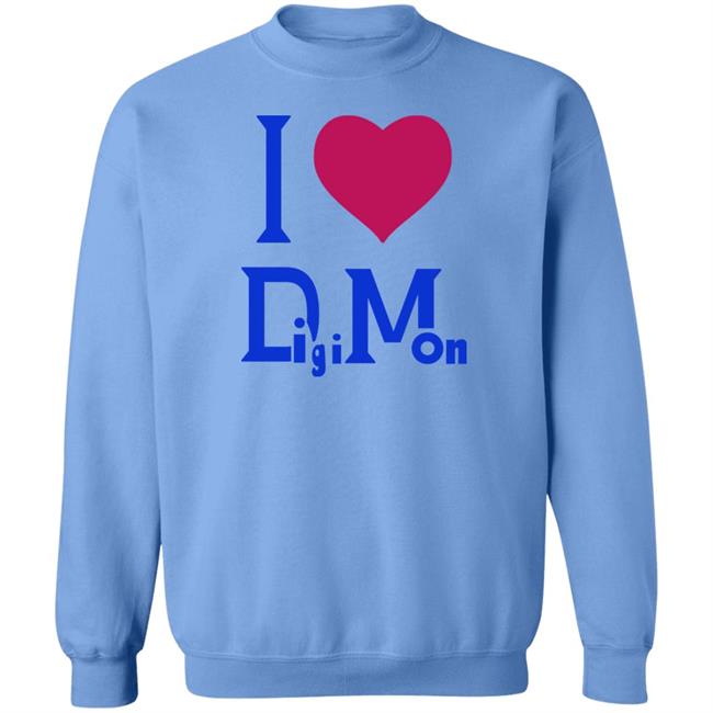 I Love Digimon Shirt Mizabitha I Love Digimon Shirt Mizabitha
