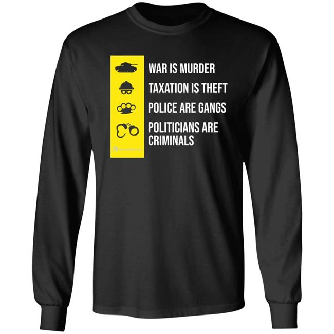 War Is Murder Taxation Is Theft Shirt We Are Change Merch The Truth About Government Shirt War Is Murder Taxation Is Theft Shirt We Are Change Merch The Truth About Government Shirt