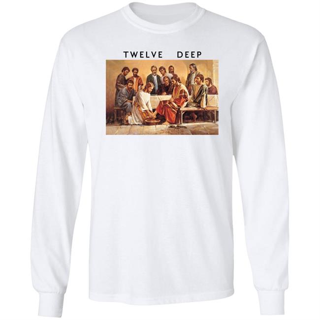 Twelve Deep Jesus Washing The Feet Of The Apostles Shirt Jesus Washing The Apostles’ Feet Twelve Deep Shirt Twelve Deep Jesus Washing The Feet Of The Apostles Shirt Jesus Washing The Apostles’ Feet Twelve Deep Shirt