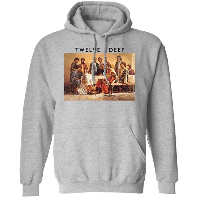 Twelve Deep Jesus Washing The Feet Of The Apostles Shirt Jesus Washing The Apostles’ Feet Twelve Deep Shirt Twelve Deep Jesus Washing The Feet Of The Apostles Shirt Jesus Washing The Apostles’ Feet Twelve Deep Shirt
