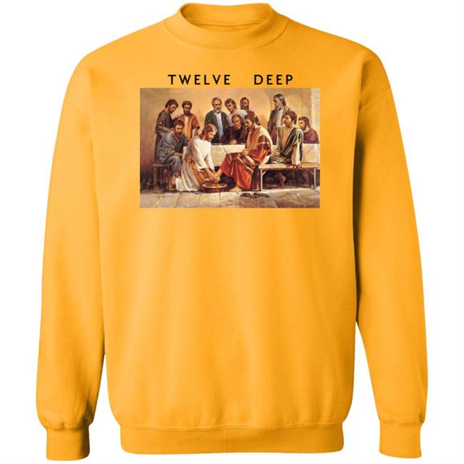 Twelve Deep Jesus Washing The Feet Of The Apostles Shirt Jesus Washing The Apostles’ Feet Twelve Deep Shirt Twelve Deep Jesus Washing The Feet Of The Apostles Shirt Jesus Washing The Apostles’ Feet Twelve Deep Shirt
