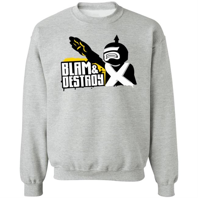 Blam And Destroy Shirt Squid Face Blam And Destroy Shirt Squid Face