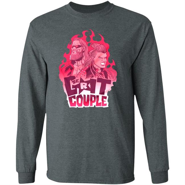 Wwe Shop Edge And Beth Phoenix The Grit Couple T-Shirt Beth Phoenix Wwe Shop Edge And Beth Phoenix The Grit Couple T-Shirt Beth Phoenix
