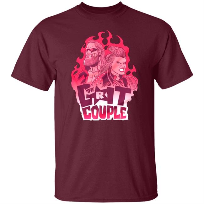 Wwe Shop Edge And Beth Phoenix The Grit Couple T-Shirt Beth Phoenix Wwe Shop Edge And Beth Phoenix The Grit Couple T-Shirt Beth Phoenix