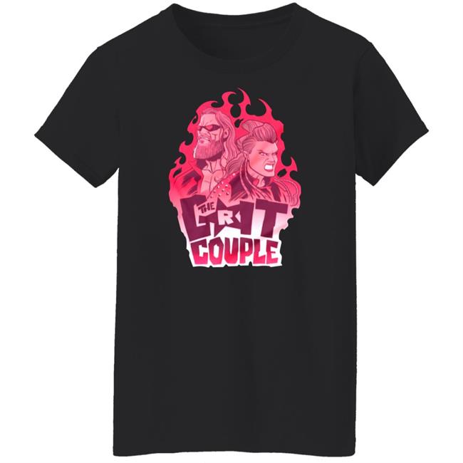 Wwe Shop Edge And Beth Phoenix The Grit Couple T-Shirt Beth Phoenix Wwe Shop Edge And Beth Phoenix The Grit Couple T-Shirt Beth Phoenix
