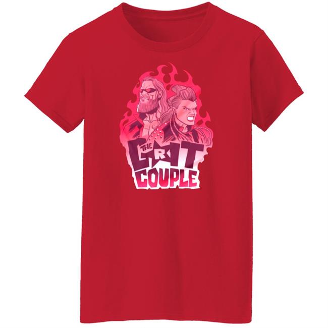 Wwe Shop Edge And Beth Phoenix The Grit Couple T-Shirt Beth Phoenix Wwe Shop Edge And Beth Phoenix The Grit Couple T-Shirt Beth Phoenix