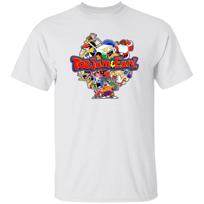 Toejam And Earth 30Th Anniversary Collection Shirt Limited Run Games Merch