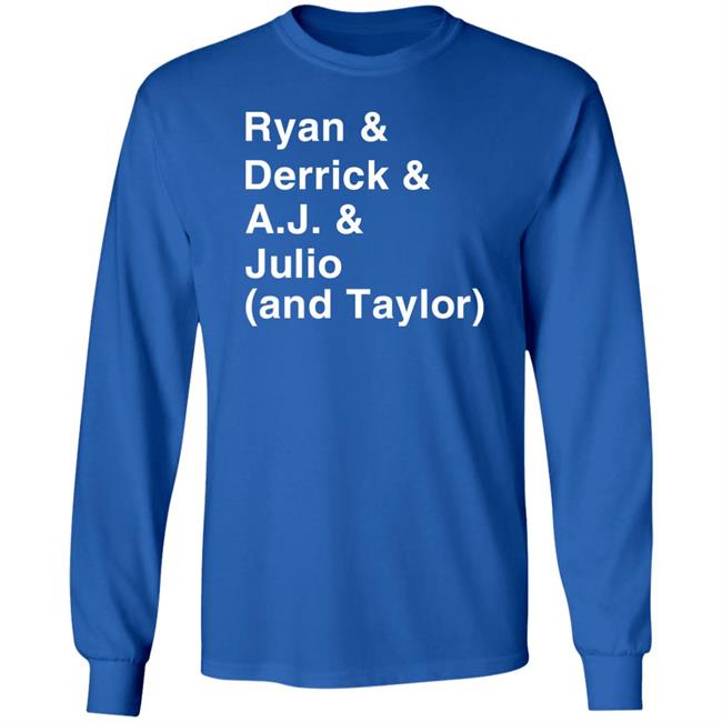 Ryan & Derrick & A.j & Julio And Taylor Shirt Iamzapgirl Ryan & Derrick & A.j & Julio And Taylor Shirt Iamzapgirl