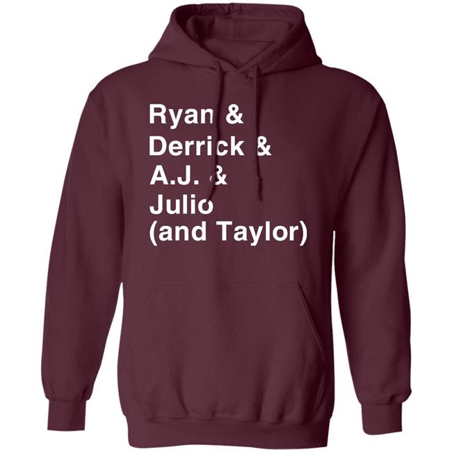 Ryan & Derrick & A.j & Julio And Taylor Shirt Iamzapgirl Ryan & Derrick & A.j & Julio And Taylor Shirt Iamzapgirl