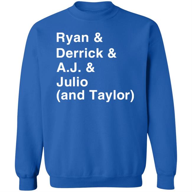 Ryan & Derrick & A.j & Julio And Taylor Shirt Iamzapgirl Ryan & Derrick & A.j & Julio And Taylor Shirt Iamzapgirl
