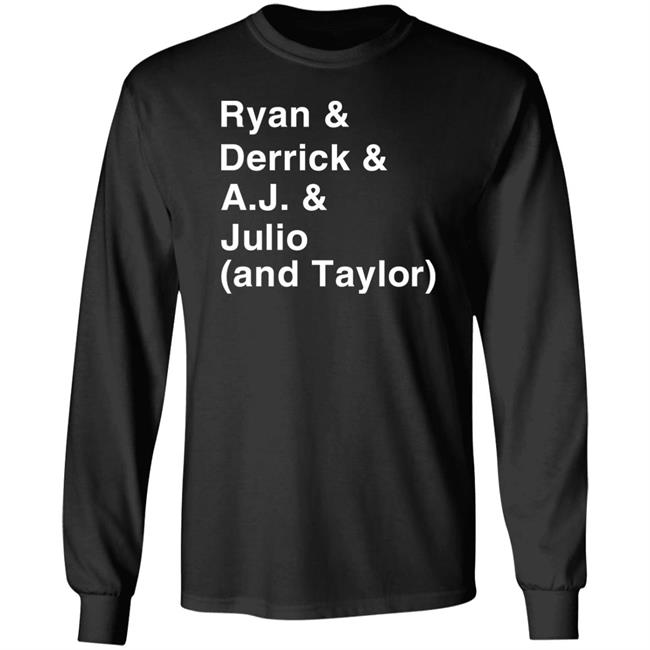 Ryan & Derrick & A.j & Julio And Taylor Shirt Iamzapgirl Ryan & Derrick & A.j & Julio And Taylor Shirt Iamzapgirl