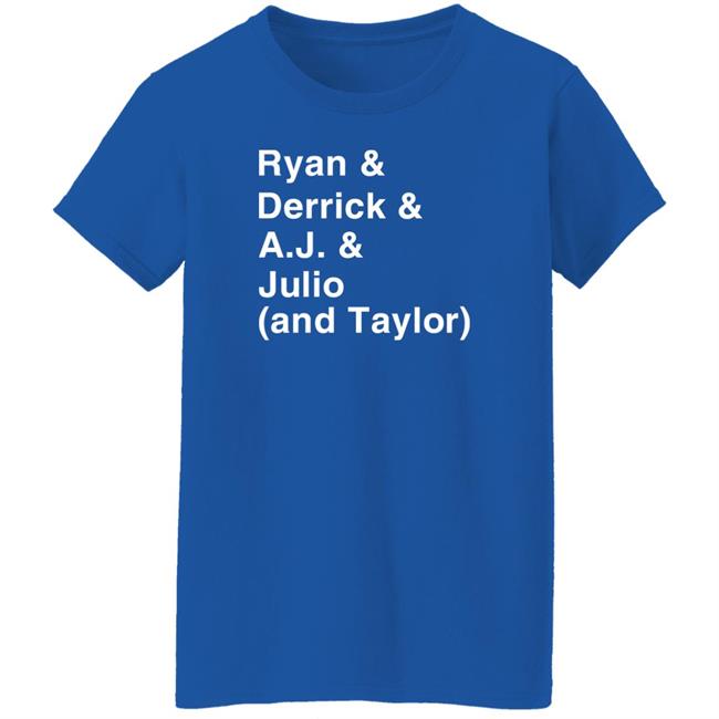 Ryan & Derrick & A.j & Julio And Taylor Shirt Iamzapgirl Ryan & Derrick & A.j & Julio And Taylor Shirt Iamzapgirl