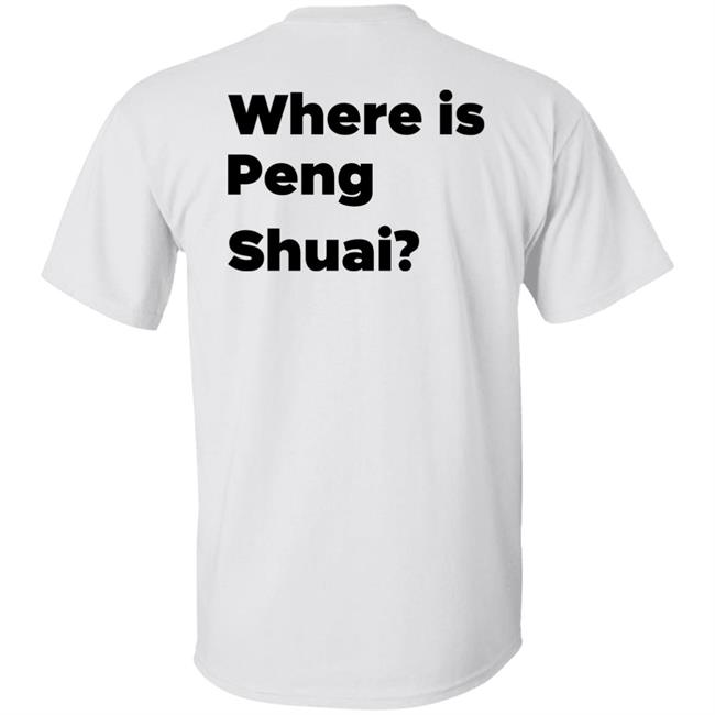 Australian Open Women’S Grand Final Where Is Peng Shuai Shirt Drew Pavlou For Senate