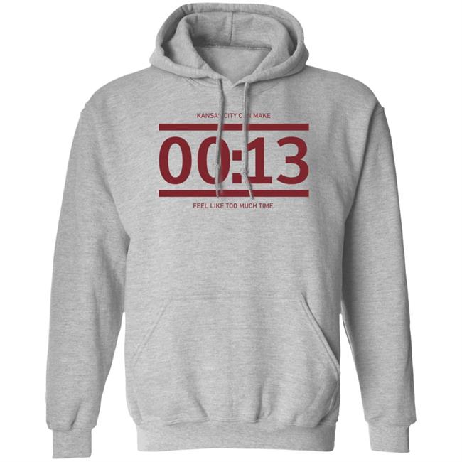 13 Seconds Chiefs Shirt Raygun Site Store Kc Can Make 00:13 Feel Like Too Much Time Shirt 13 Seconds Chiefs Shirt Raygun Site Store Kc Can Make 00:13 Feel Like Too Much Time Shirt