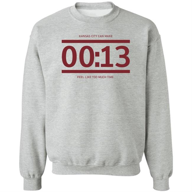 13 Seconds Chiefs Shirt Raygun Site Store Kc Can Make 00:13 Feel Like Too Much Time Shirt 13 Seconds Chiefs Shirt Raygun Site Store Kc Can Make 00:13 Feel Like Too Much Time Shirt