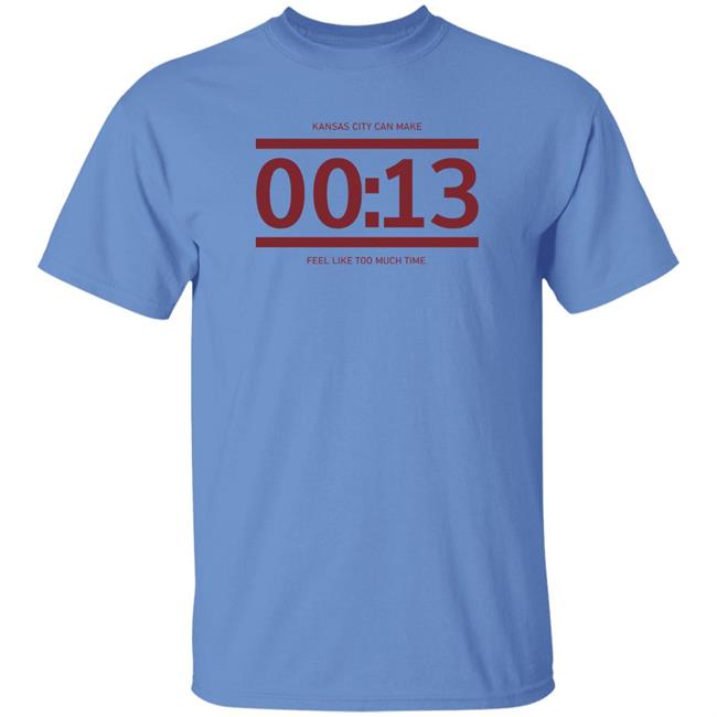 13 Seconds Chiefs Shirt Raygun Site Store Kc Can Make 00:13 Feel Like Too Much Time Shirt 13 Seconds Chiefs Shirt Raygun Site Store Kc Can Make 00:13 Feel Like Too Much Time Shirt
