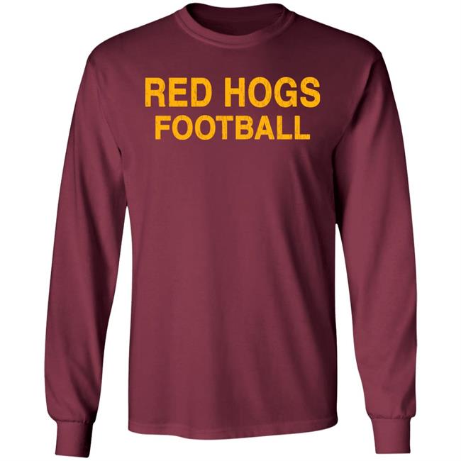 Red Hogs Football Shirt Sports Extra Red Hogs Football Shirt Sports Extra